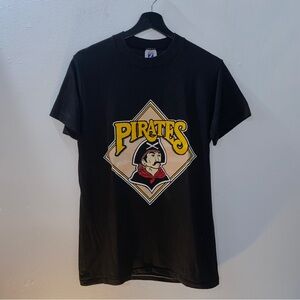 Vintage 80s Pittsburgh Pirates MLB Baseball Graphic Tee Size Small